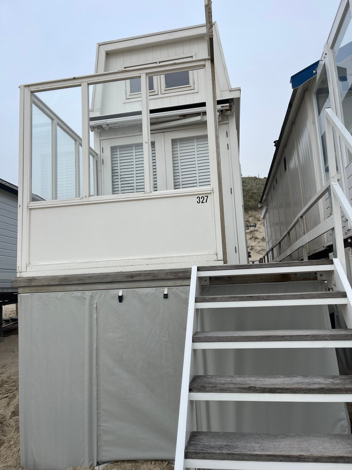 Strandhuisje te koop Dishoek, zonder staanplaats, Ophalen, Gebruikt
