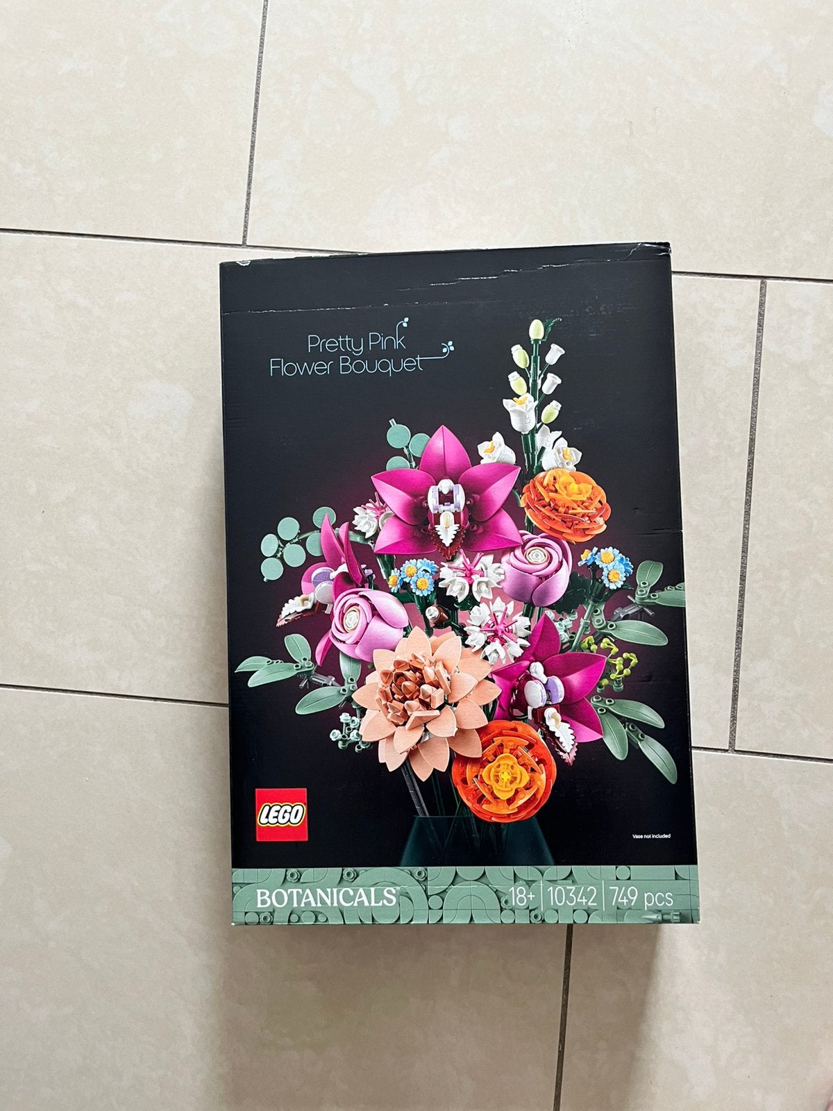 LEGO Botanicals Pretty Pink Flower Bouquet 10342, Ophalen, Gebruikt, Lego, Compleet