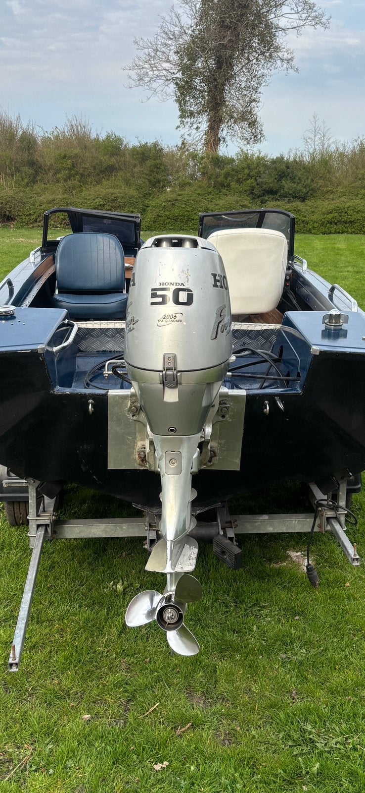 50 pk honda 4 takt, Ophalen, Zo goed als nieuw