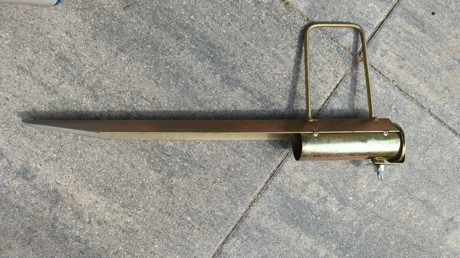Parasolhouder met stalen vlindermoer - Duurzaam en stevig, Ophalen of Verzenden, Nieuw, Minder dan 1 meter, Parasolvoet