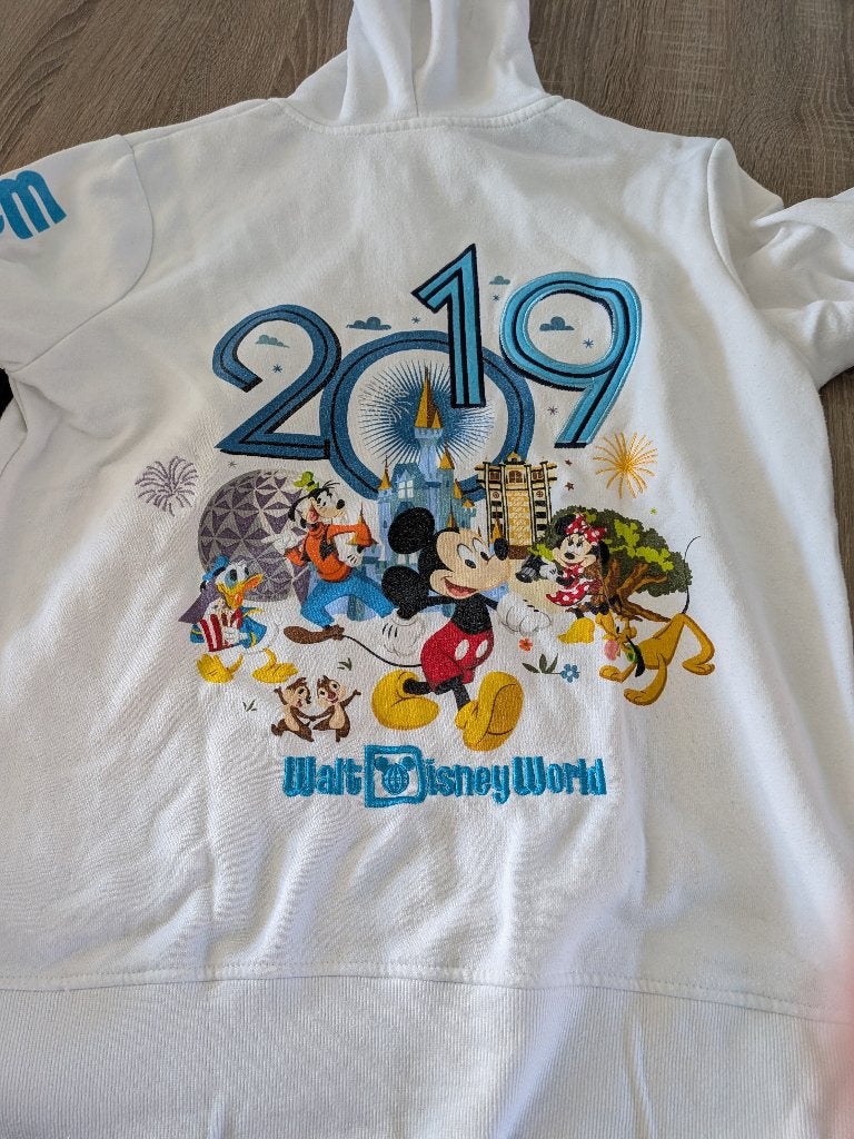 Vest Disney 2019 editie maat L, Ophalen, Overige figuren, Gebruikt, Kleding of Textiel