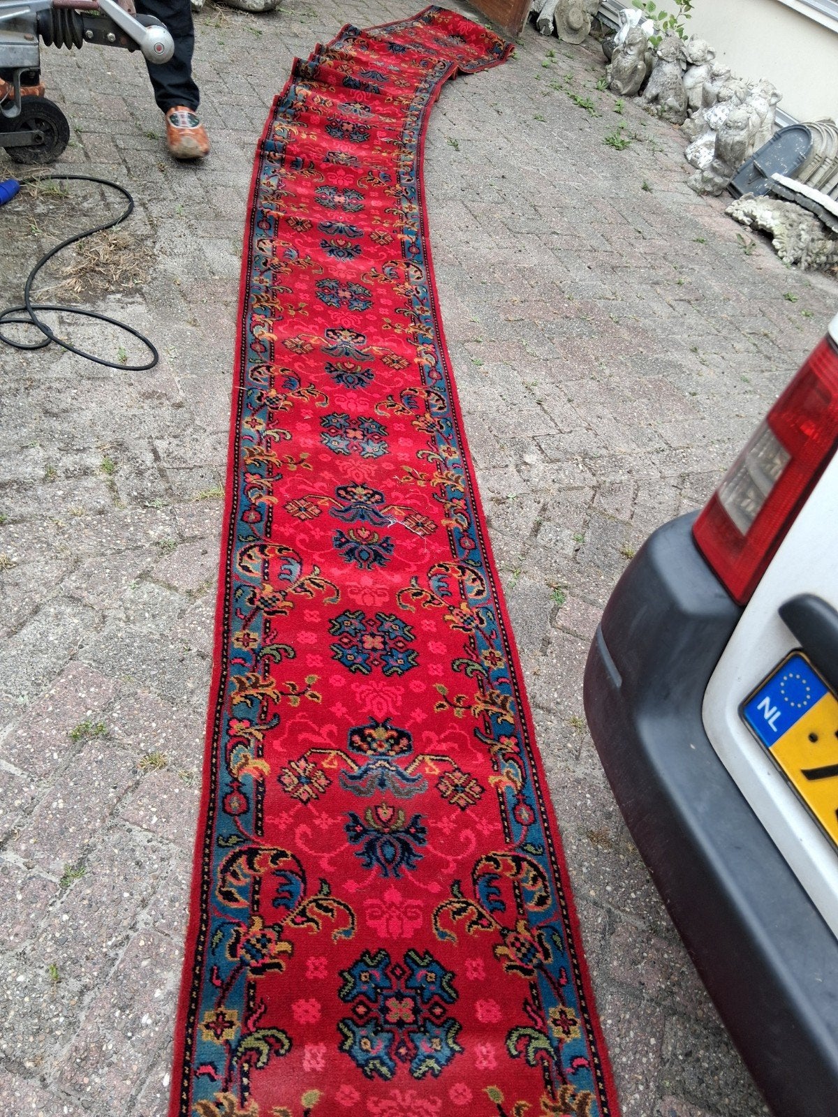 Prachtige  traploper, Ophalen, Zo goed als nieuw, Rechthoekig, 200 cm of meer