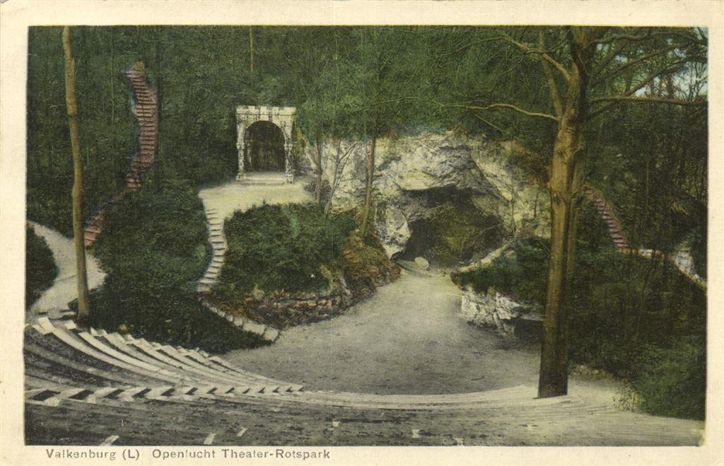 Valkenburg [L] - Openlucht Theater-Rotspark - 1933 gelopen, Ophalen of Verzenden, Voor 1920, Gelopen, Limburg