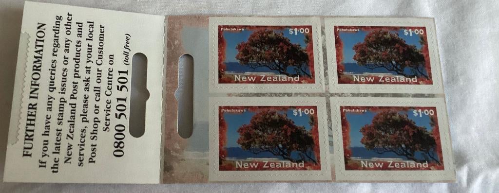 postzegels New Zealand Pohutukawa, Ophalen of Verzenden, Postfris, Dier of Natuur
