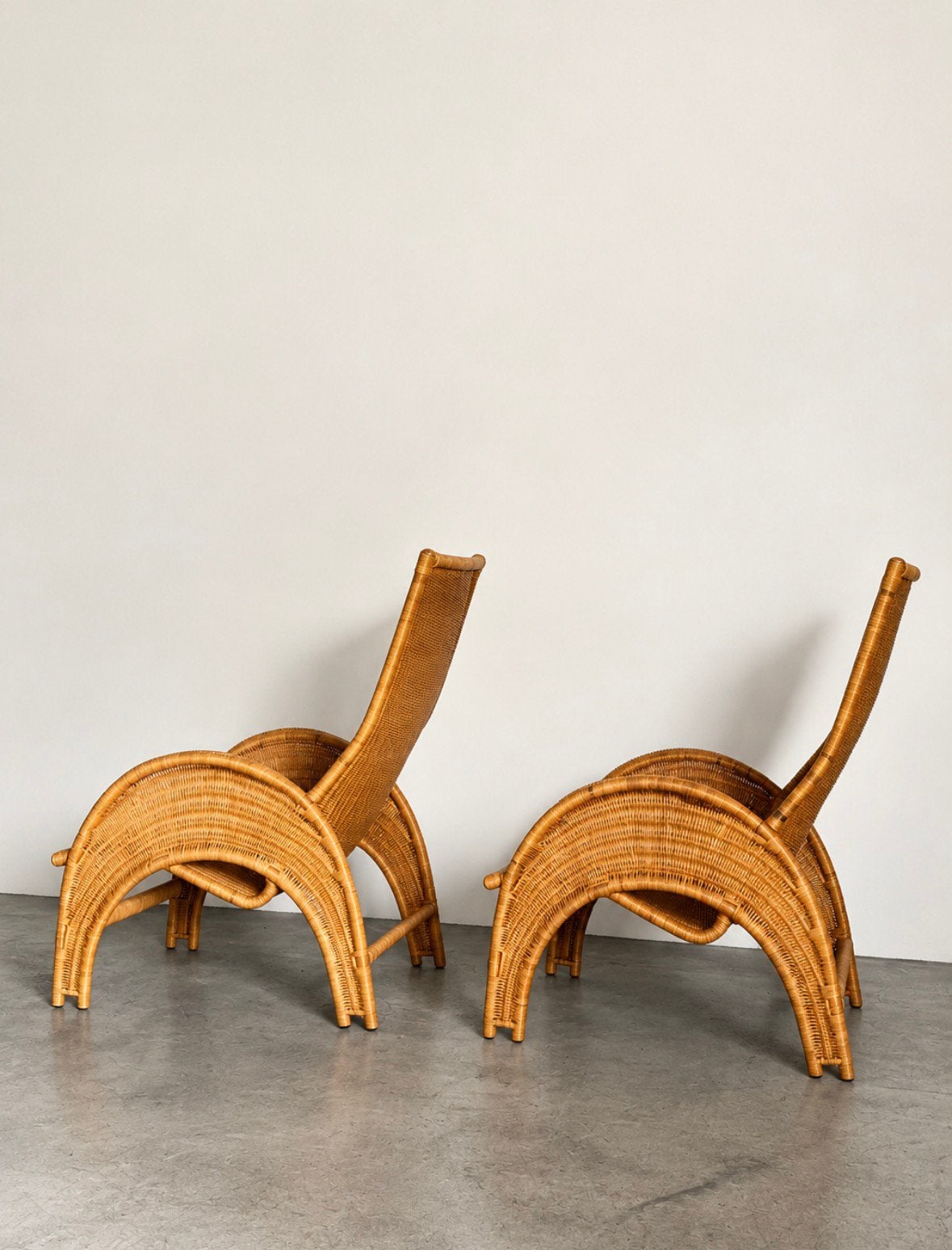 Vintage stoelen, Ophalen, Zo goed als nieuw, Bruin, Twee