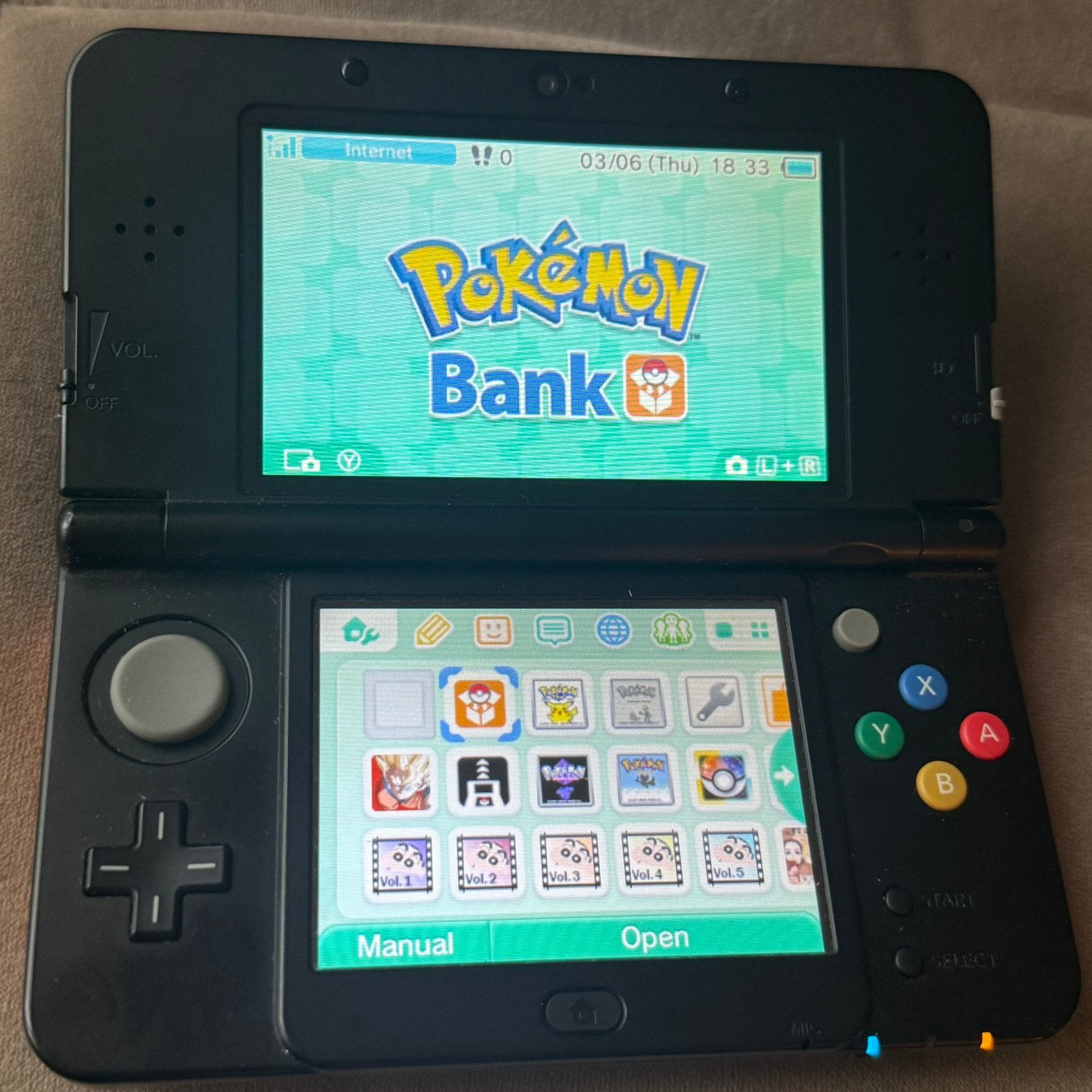 New Nintendo 3DS eShop Pokemon Games, Bank + Transporter, Met games, Zwart, Ophalen of Verzenden, 3DS