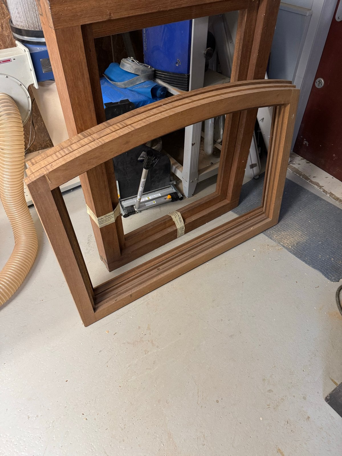 6 Merantie hardhouten toog ramen schuifraam, Ophalen, Nieuw, Gevelraam of Ruit, 80 tot 120 cm