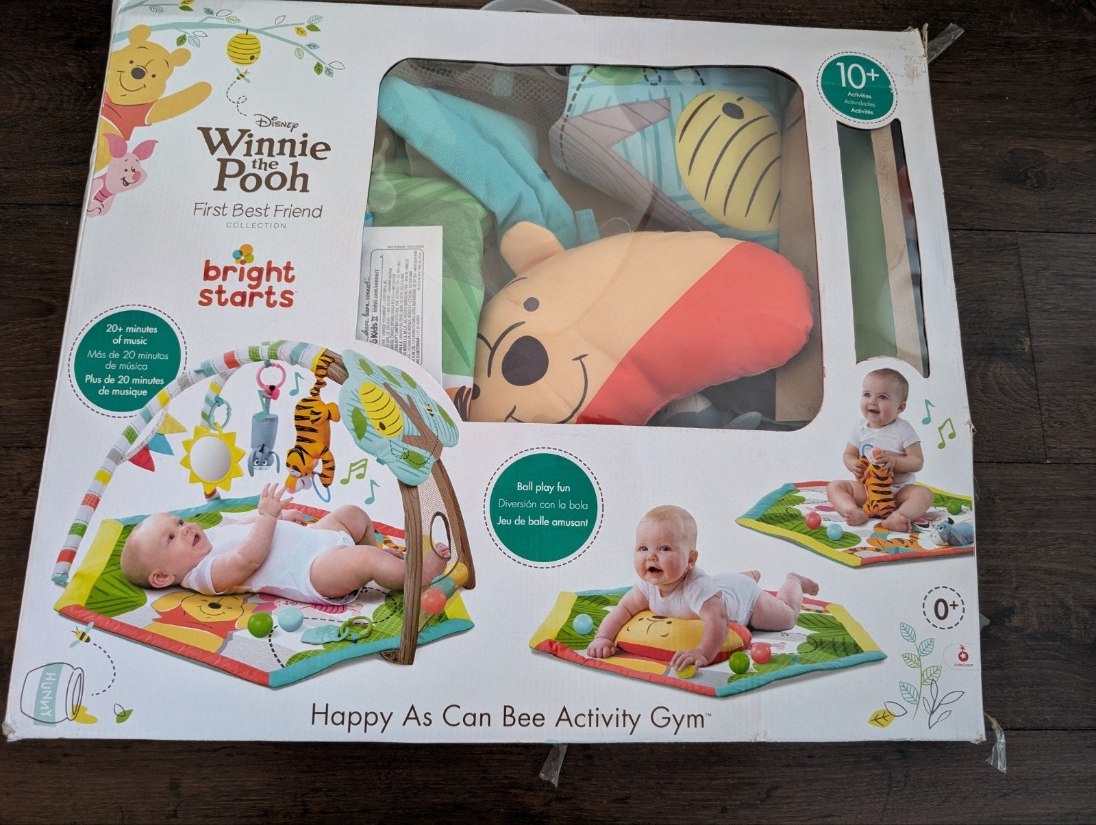 Bright Starts Winnie the Pooh Speelkleed met Babygym, Ophalen of Verzenden, Nieuw, Speelkleed, Met geluid