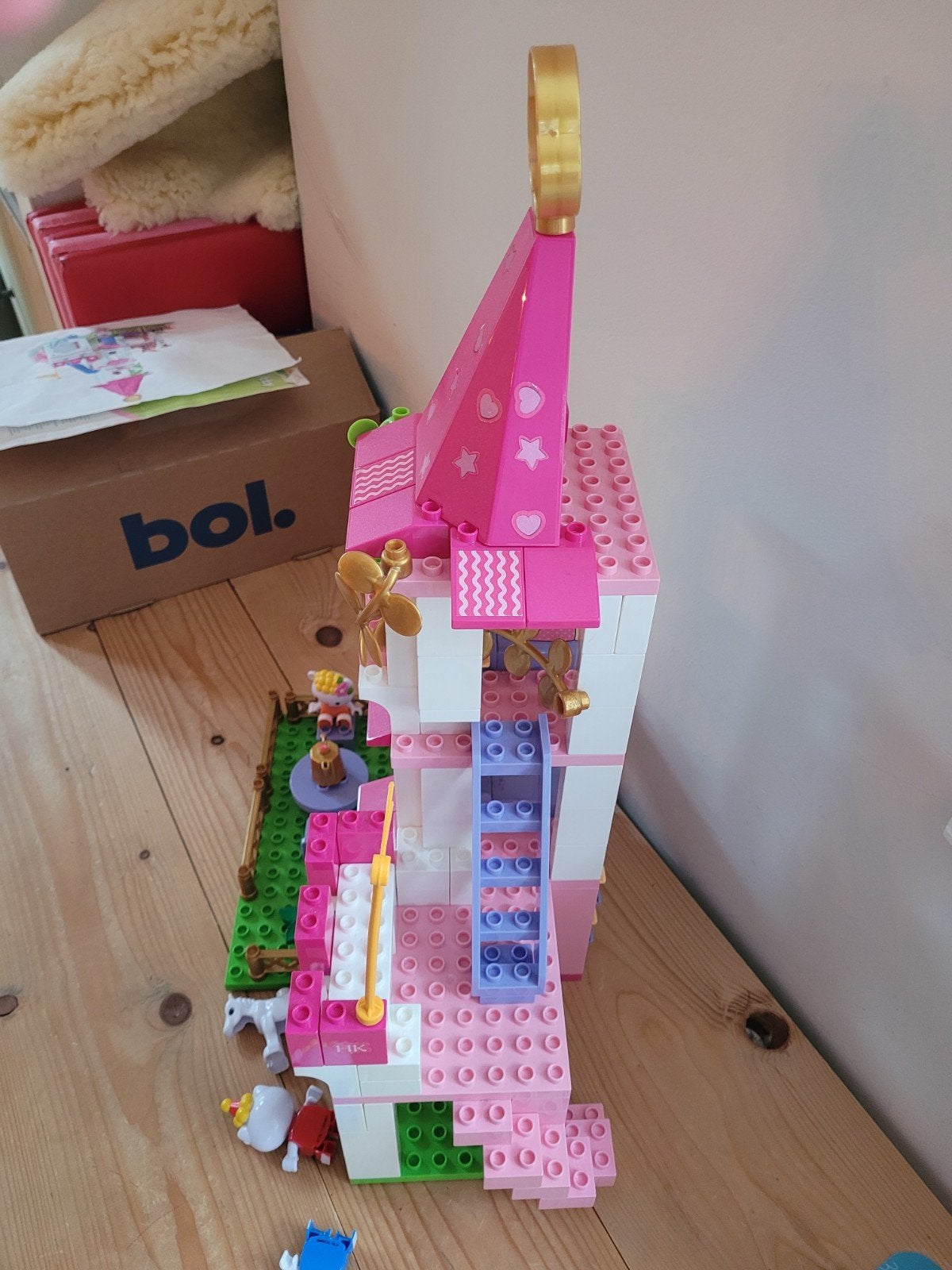 Hello Kitty Kasteel, Kinderen en Baby's, Speelgoed | Duplo en Lego, Compleet, Gebruikt, Overige thema's, Ophalen of Verzenden
