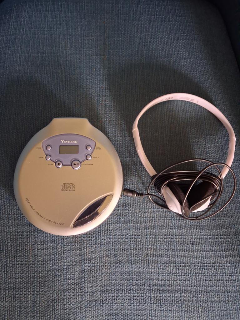 Venturer DMB8707-00 Draagbare CD-speler met koptelefoon, Ophalen of Verzenden