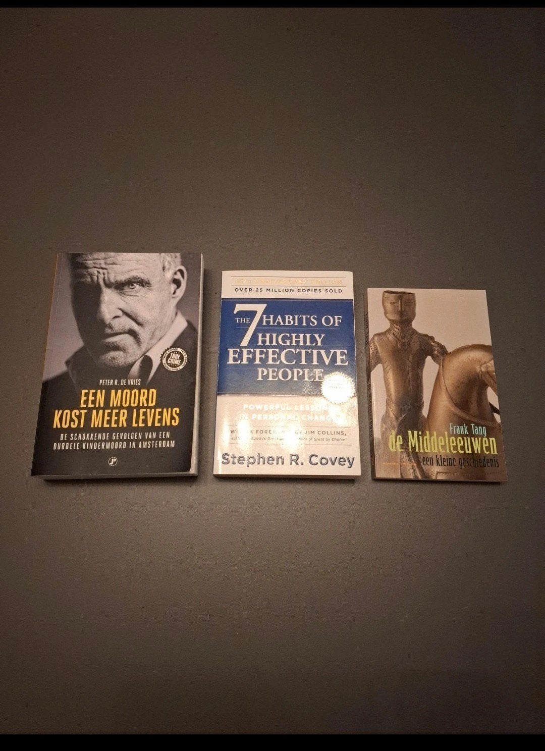 3 boeken – geschiedenis, persoonlijke ontwikkeling & true cr, Boeken, Ophalen of Verzenden, Zo goed als nieuw, Peter R. de Vries