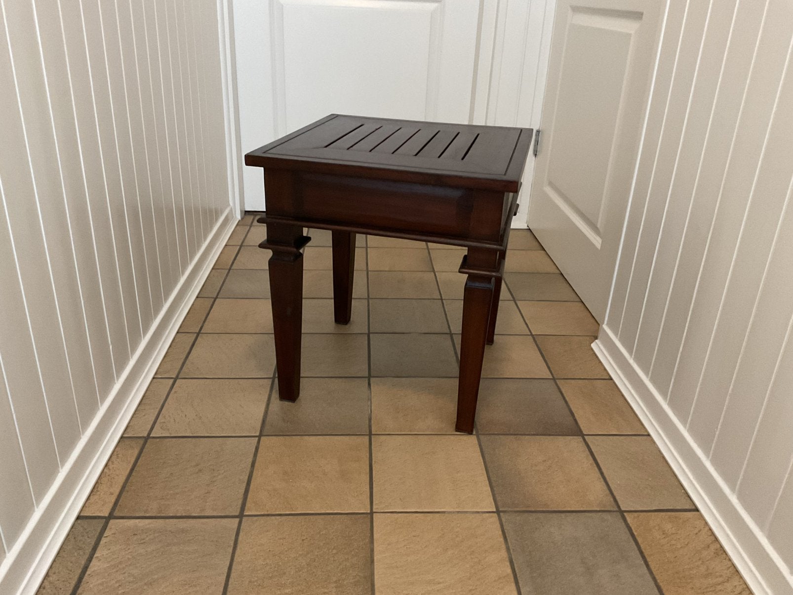 Bijzettafeltje maat 45 x 45 50 hoog., Minder dan 55 cm, Vierkant, Zo goed als nieuw, Ophalen