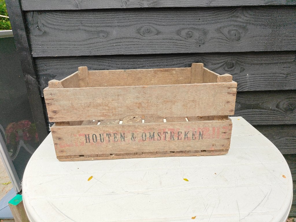 houten fruitkist 1970 uit Houten en omstreken, Doe-het-zelf en Verbouw, Kratten en Dozen, Ophalen, Gebruikt, Onbekend, Onbekend