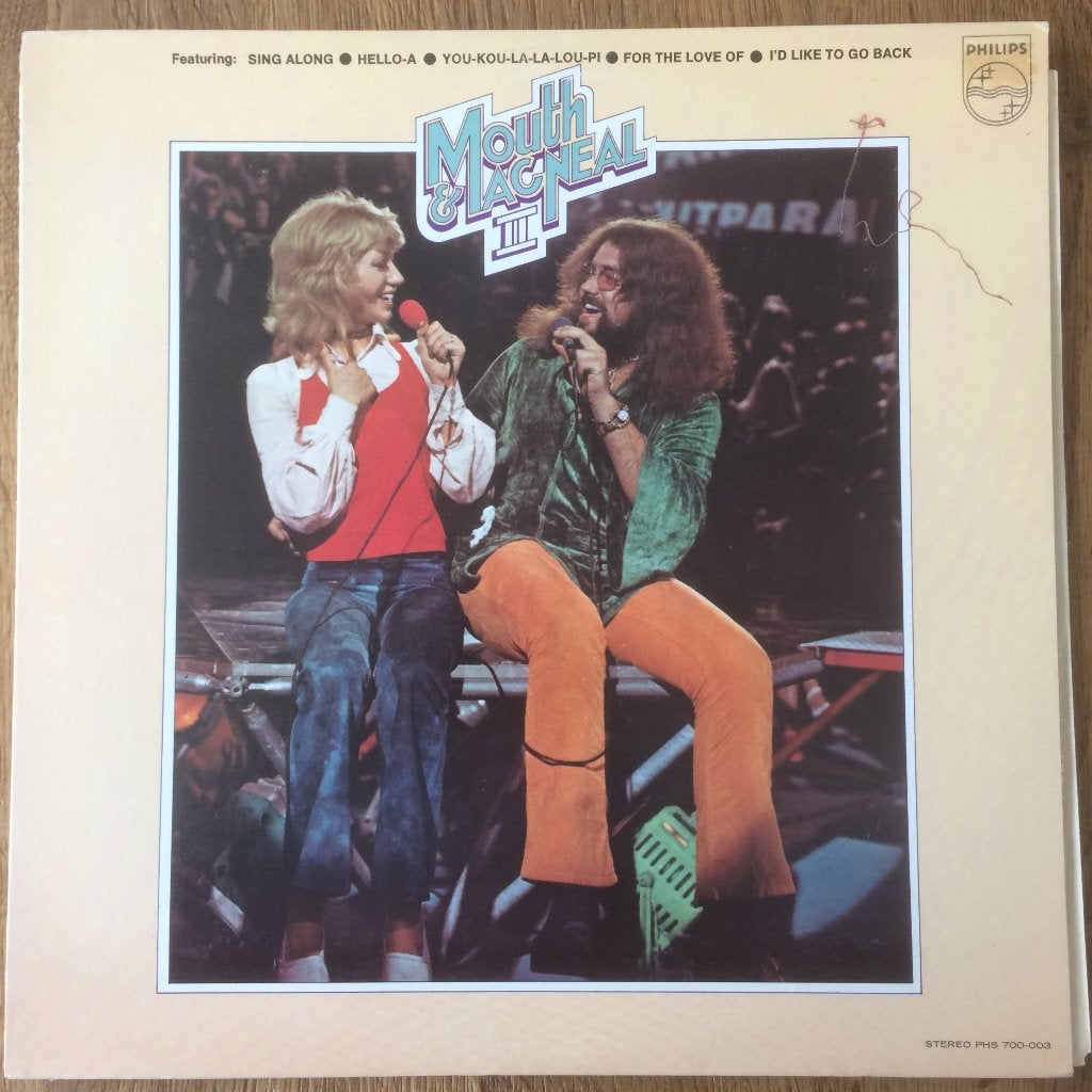 Mouth & MacNeal II LP Hello A nederpop 1972 70s US press, Cd's en Dvd's, LP, Pop, Ophalen of Verzenden, 12 inch