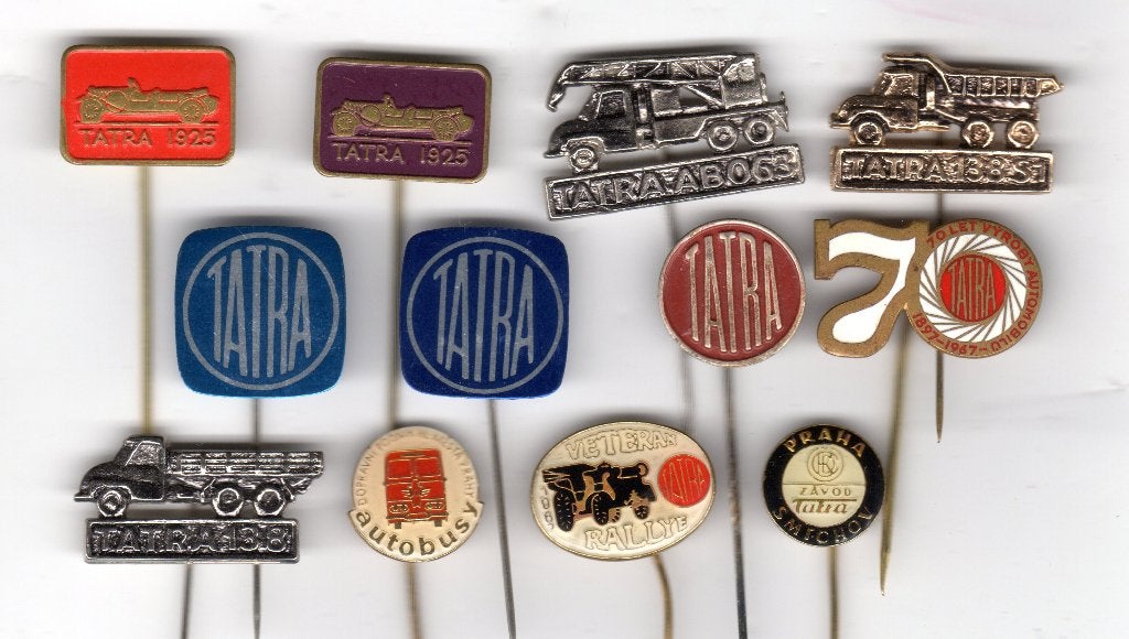10 speldjes TATRA AUTO VRACHTAUTO (A4), Verzamelen, Ophalen of Verzenden, Gebruikt, Overige onderwerpen