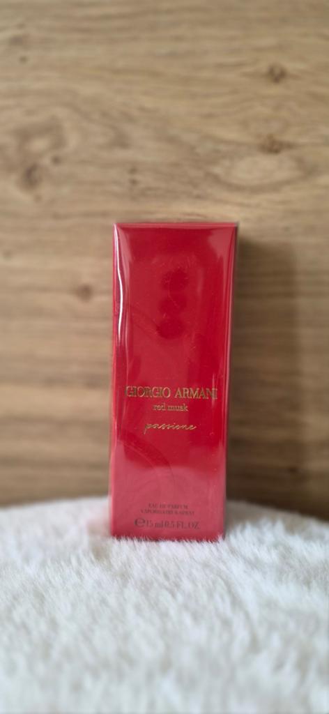 Giorgio Armani Sì Passione Red Musk Parfum 15ml, Ophalen of Verzenden, Nieuw