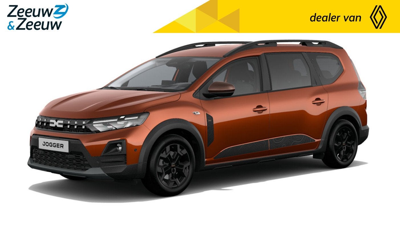 Dacia Jogger 1.8 hybrid 155 limited edition 7p. | Gratis 7 j, Auto's, Stof, 1789 cc, Euro 6, 7 stoelen