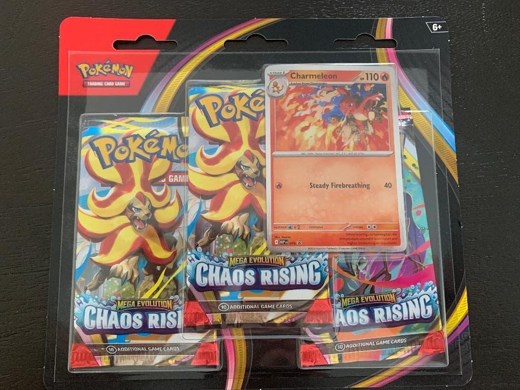 Chaos Rising: Charmeleon 3-Pack Blister, Ophalen, Nieuw, Meerdere kaarten, Foil