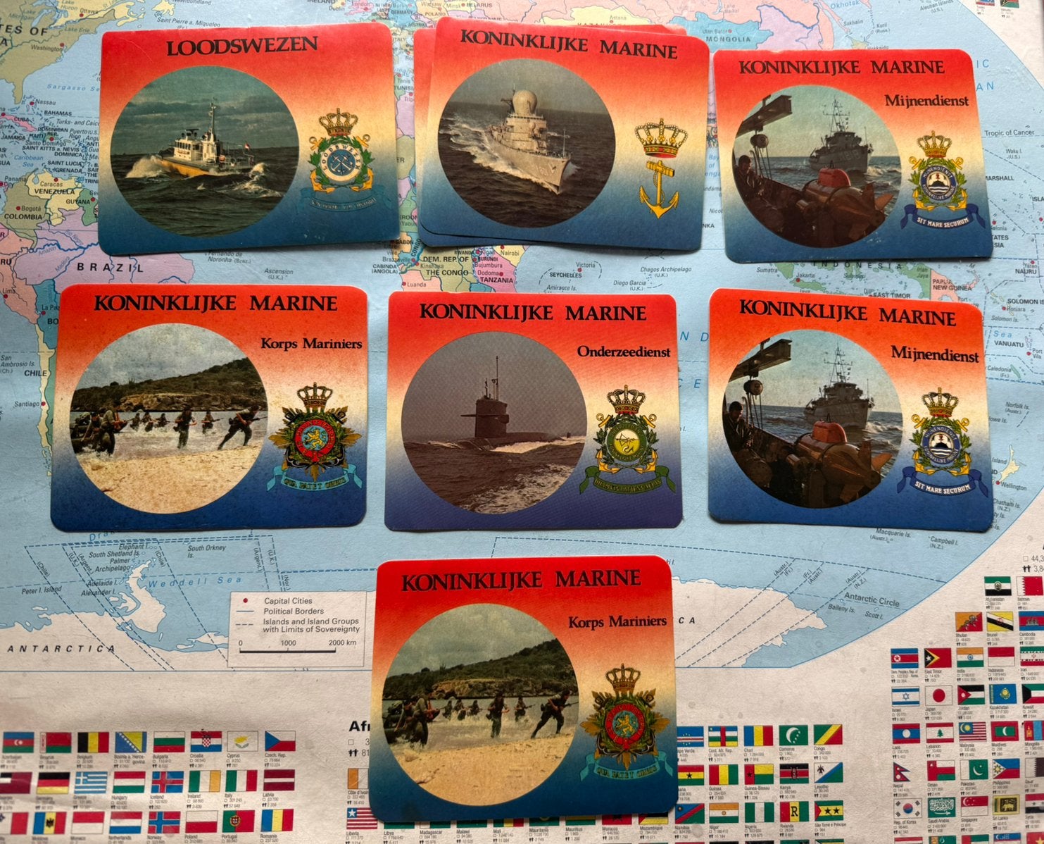Koninklijke Marine vintage stickers, Ophalen of Verzenden, Marine, Nederland, Embleem of Badge