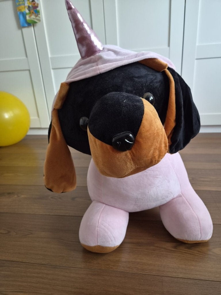 PLUCHE TECKEL KNUFFEL TE KOOP, Ophalen, Overige merken, Overige karakters, Nieuw