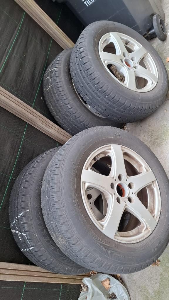 Velgen met winterbanden, Ophalen, 16 inch, Banden en Velgen, Winterbanden