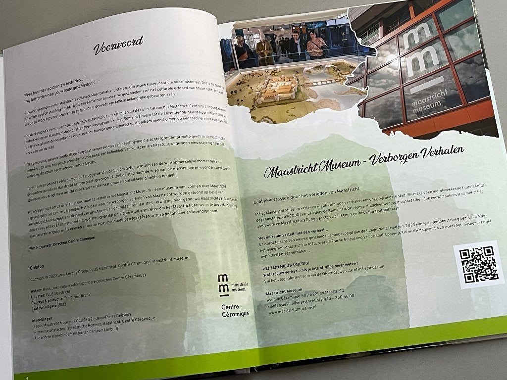 Historisch verzamelalbum over Maastricht van PLUS, Ophalen of Verzenden, 20e eeuw of later, Zo goed als nieuw