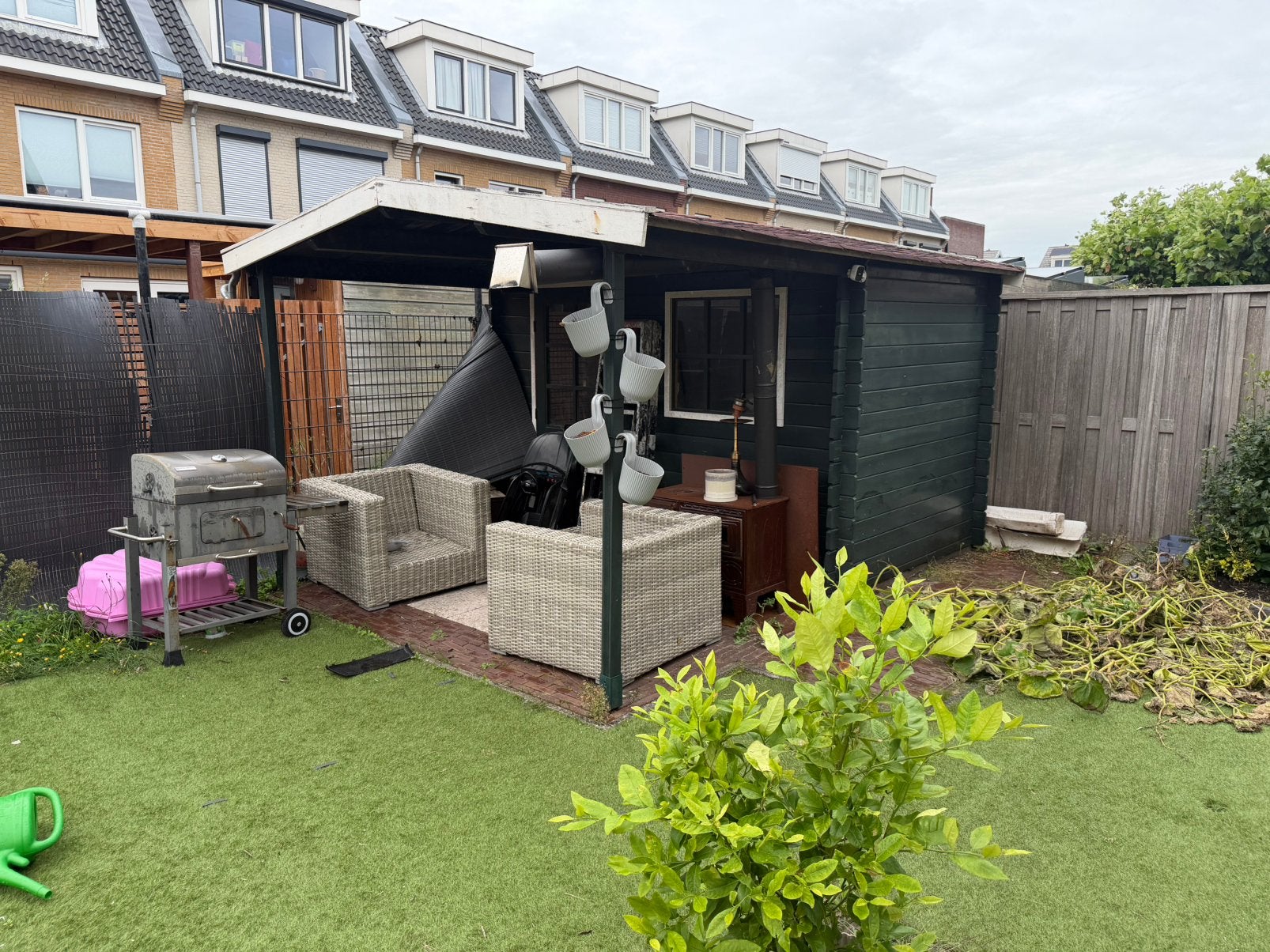 Mooie tuinhuis nog in goede staat zelf ophalen en demontere, Tuin en Terras, Ophalen, Zo goed als nieuw, 250 tot 500 cm