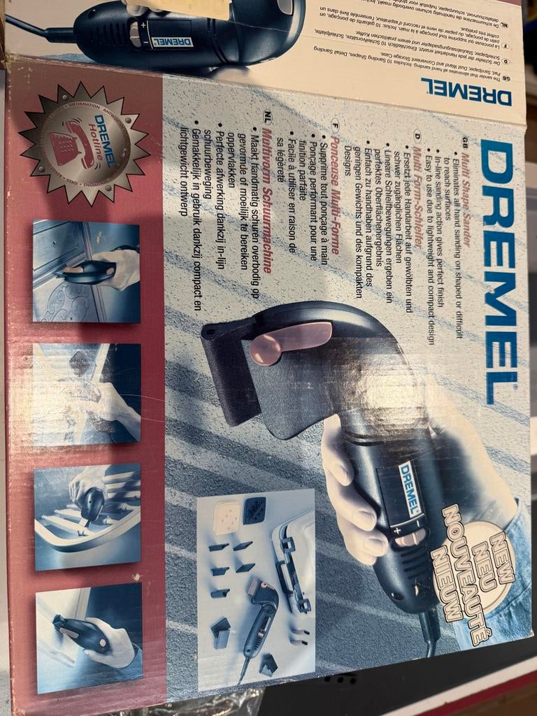 Dremel Multi-Schuurmachine - Compact en Veelzijdig, Ophalen of Verzenden, Nieuw, Minder dan 600 watt, Overige typen