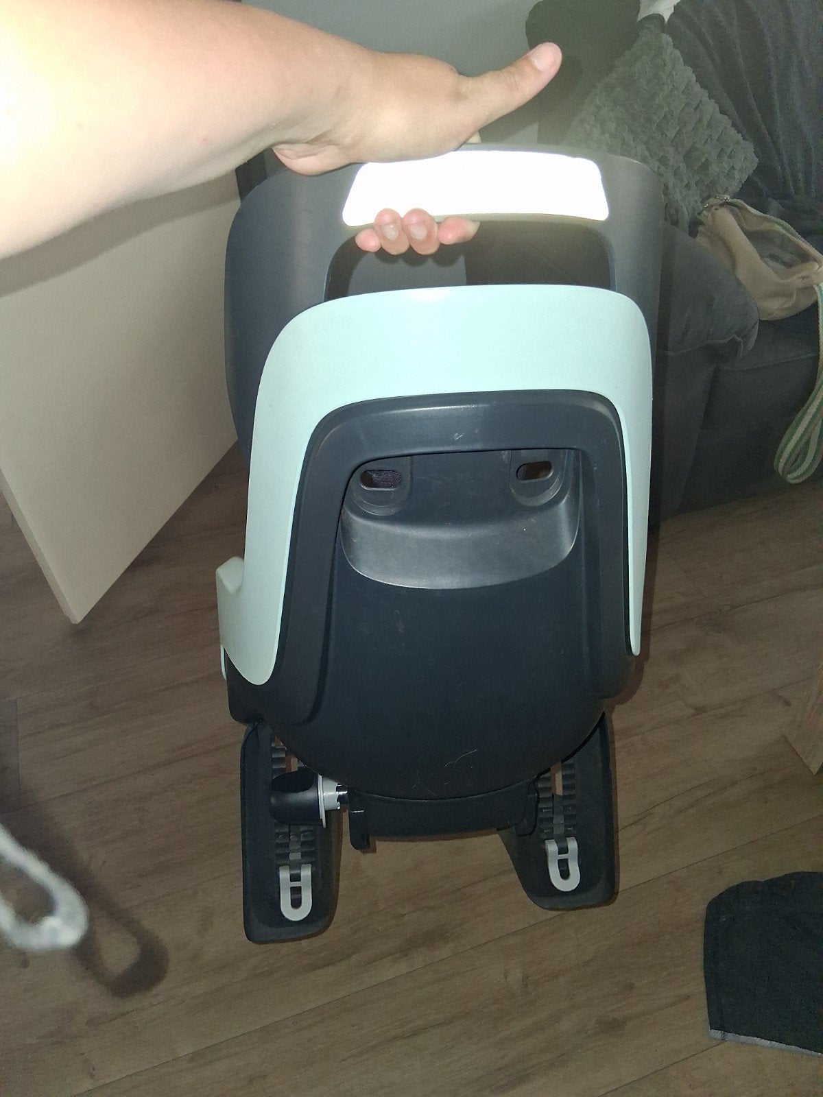 Bobike Exclusive Mini fietszitje voor, Fietsen en Brommers, Fietsaccessoires | Fietsstoeltjes, Gebruikt, Voetsteuntjes, Ophalen