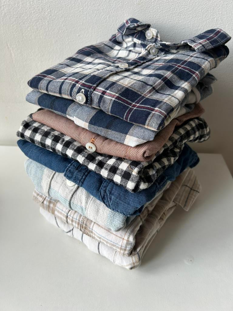 Kledingpakket - 10x overhemd kids, Ophalen of Verzenden, Zo goed als nieuw, Jongen, Overhemd of Blouse