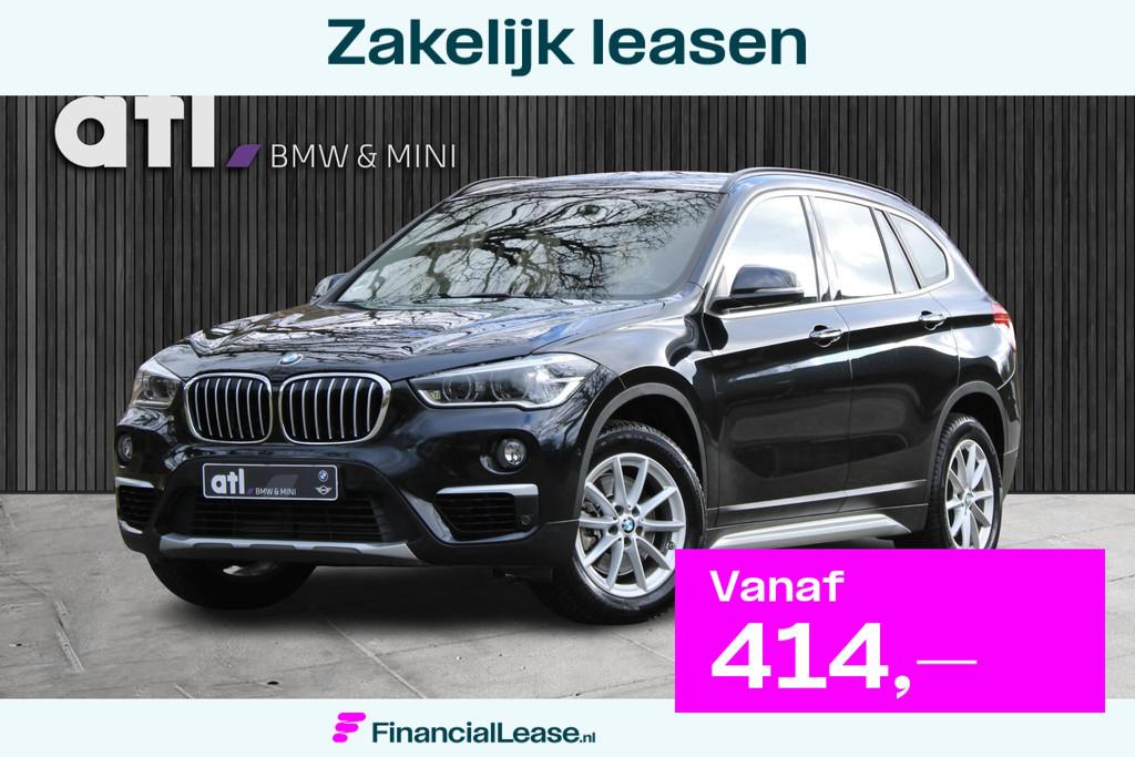 BMW X1 xDrive20i X-Line, Leer, Navi, LED, Trekhaak, Sportsto, 1998 cc, Gebruikt, Euro 6, 2000 kg