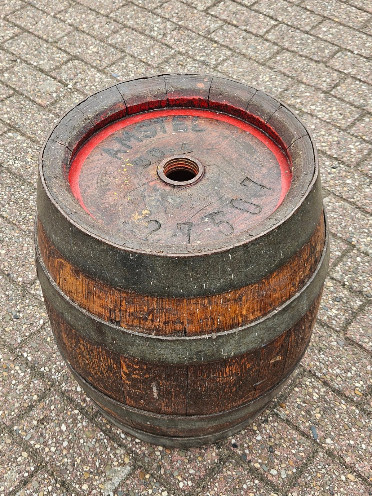 Amstel vust vat 30 liter eiken, Ophalen