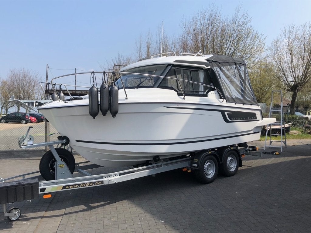 Motorboot Jeanneau Merry Fisher 605, Watersport en Boten, Buitenboordmotor, Ophalen of Verzenden, Polyester, 115 pk
