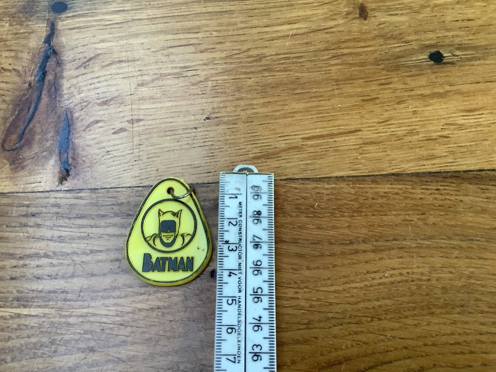 Vintage Batman sleutelhanger Honig tafel-aroma 1968, Ophalen of Verzenden, Gebruikt, Merk