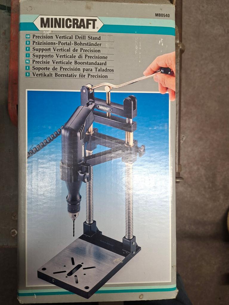 Minicraft Precisie Boorstandaard en Mini Machine Bankschroef, Doe-het-zelf en Verbouw, Gereedschap | Boormachines, Ophalen of Verzenden
