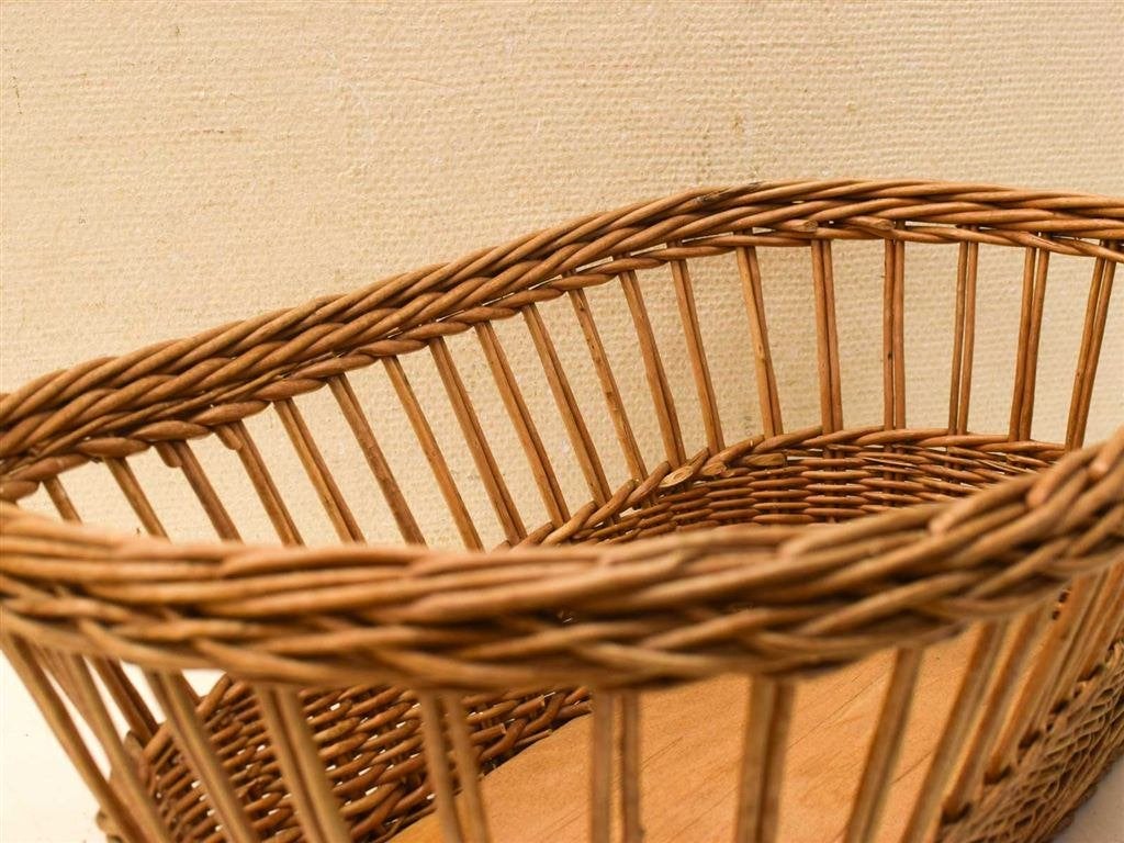 Rieten mand, Poppenwieg, Hondenmand 52128, Antiek en Kunst, Ophalen of Verzenden
