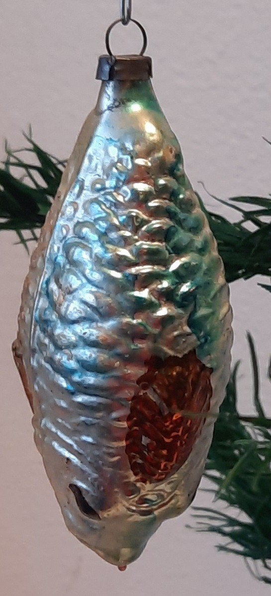 Oude Antieke Kerstbal Vis, Diversen, Verzenden