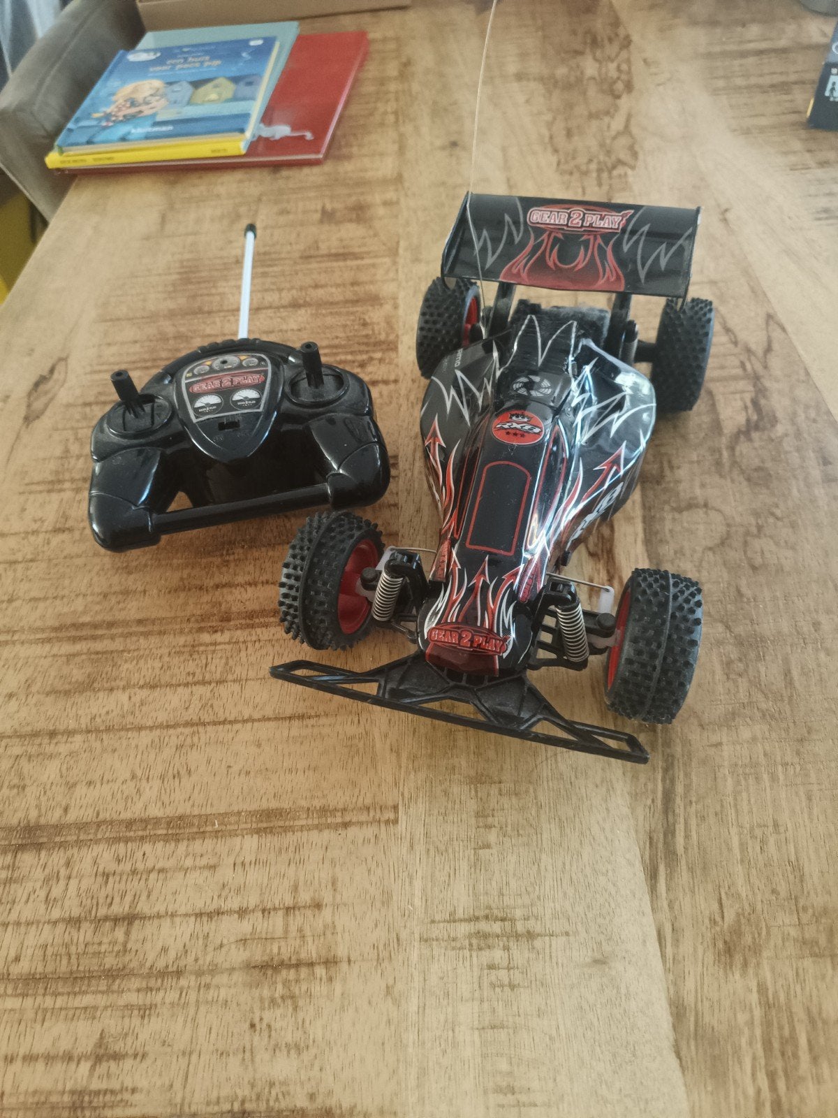 Voiture rc car buggy scorpion110 (rouge), Ophalen of Verzenden, Overige schalen, Auto offroad