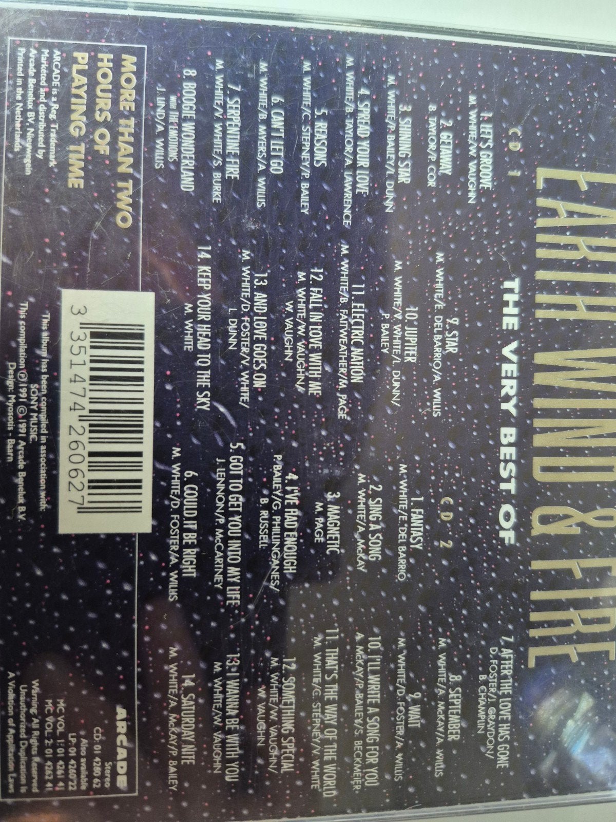Earth, Wind & Fire - The very best of, Ophalen, Gebruikt, Inclusief boekje, Soul