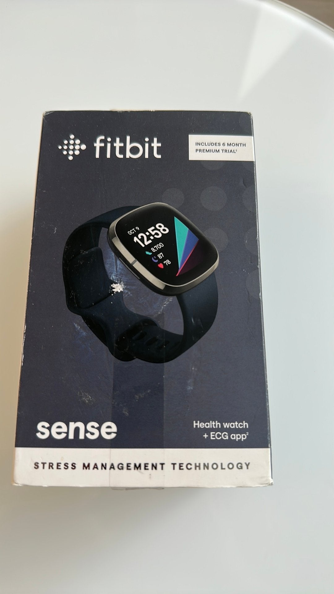 Nieuwe Fitbit Sense Health Smartwatch met ECG app, Zwart, Nieuw, Ophalen of Verzenden, .