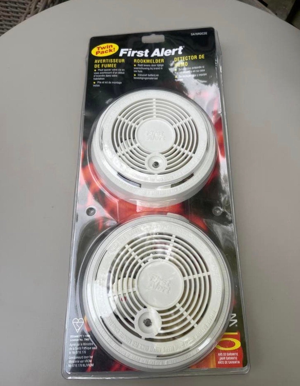 First Alert Rookmelders - Twin Pack (Nieuw), Ophalen of Verzenden, Nieuw, Detector, Sensor of Melder, Rook
