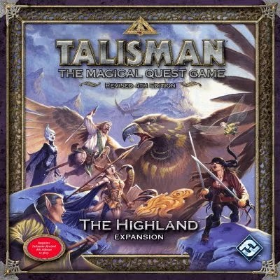 GEZOCHT: The Highland expansion voor Talisman 4th edition, Een of twee spelers, Ophalen of Verzenden, Zo goed als nieuw, Fantasy Flight Games