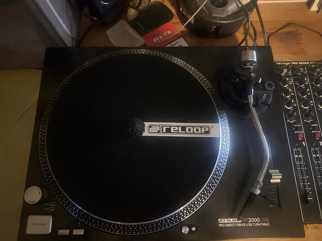 Reloop RP2000USB platenspeler, Gebruikt, Pitch-regelaar, Platenspeler, Ophalen