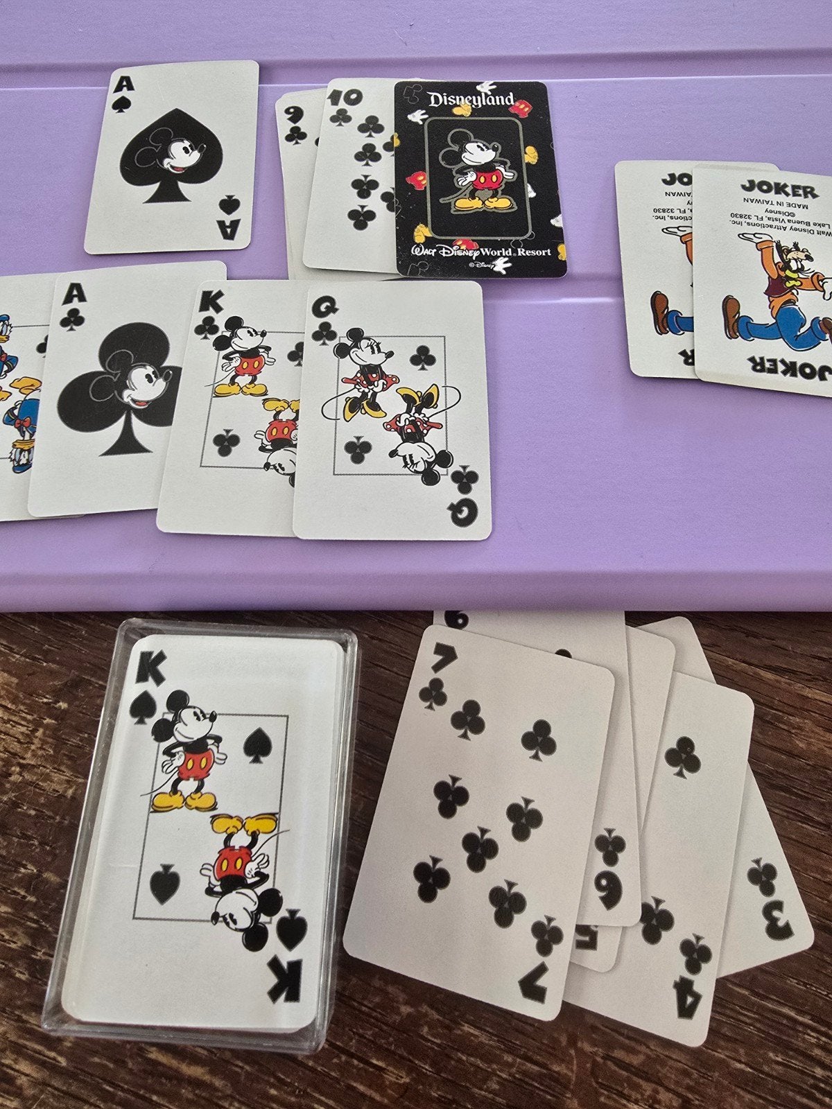 Disney mini kaartspel., Ophalen of Verzenden, Zo goed als nieuw, Speelkaart(en)