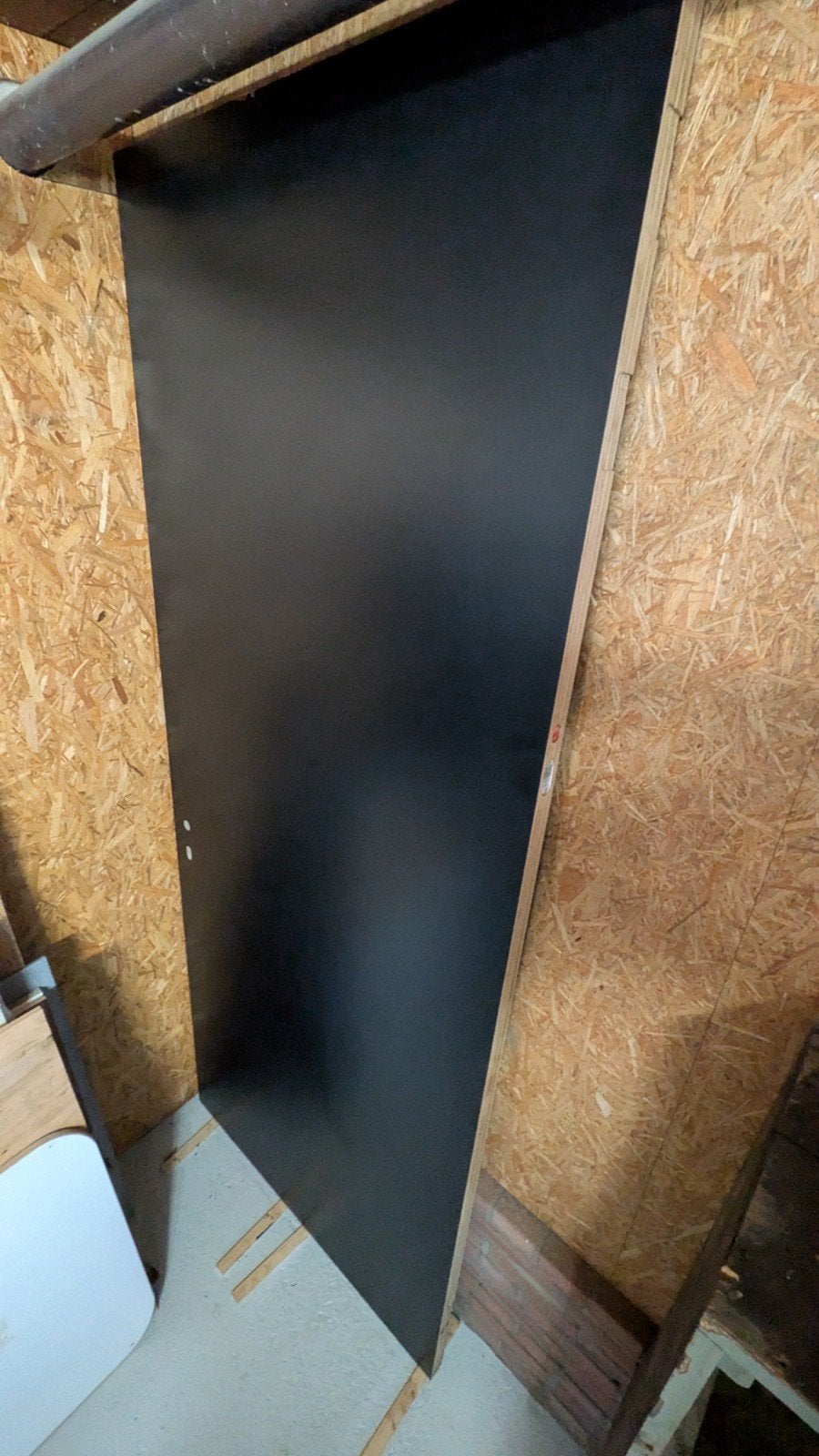 Nieuwe brandwerende deur - Zwart, 230x90 cm, Ophalen, 80 tot 100 cm, 215 cm of meer, Binnendeur