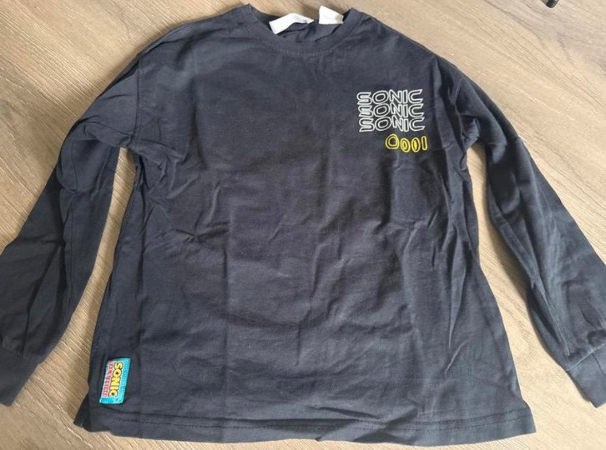 Sonic shirt maat 126, Ophalen of Verzenden, Zo goed als nieuw