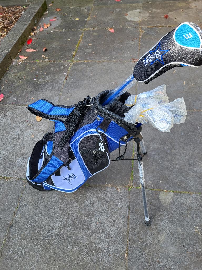Nieuwe Linkshandige junior golfset Boston - compleet, Ophalen, Nieuw, Set