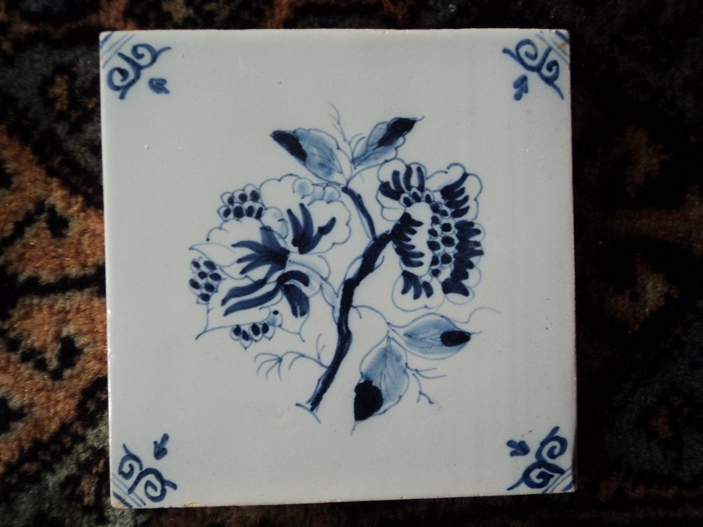 twee tegels, Antiek en Kunst, Ophalen of Verzenden