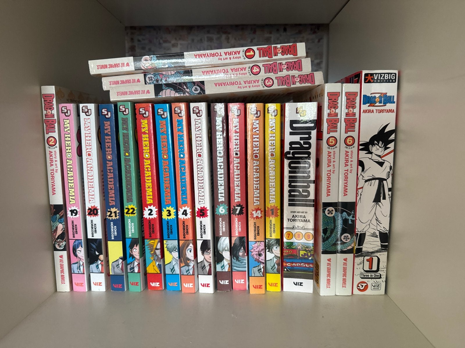 Manga collectie: My Hero Academia & Dragon Ball, Meerdere stripboeken, Ophalen of Verzenden, Zo goed als nieuw
