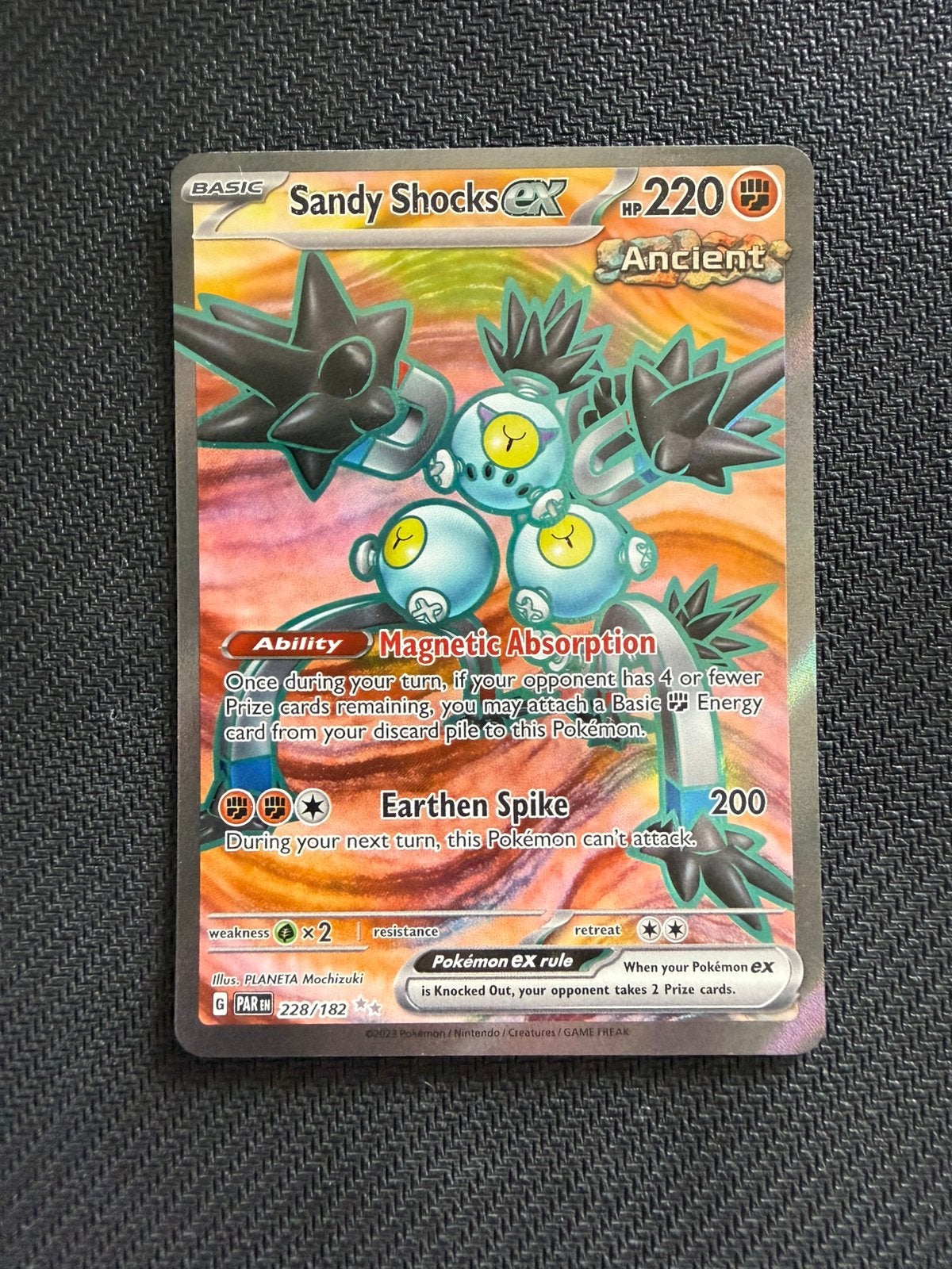 Sandy Shocks EX 228/182 Paradox Rift Pokemon, Ophalen, Nieuw, Losse kaart